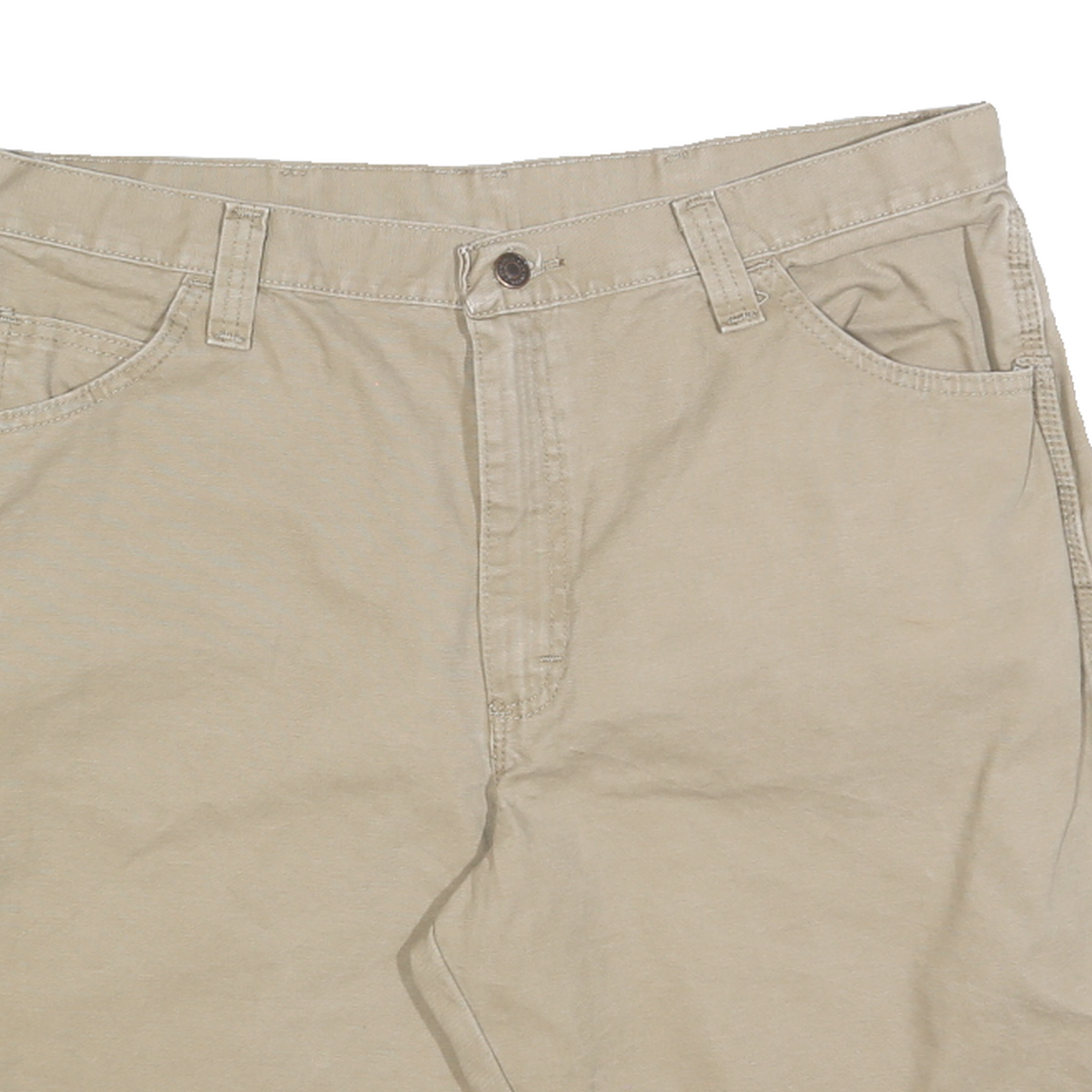 WRANGLER Mens Shorts Beige Casual L W36 Cotton Blend Practical Pockets