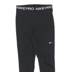 NIKE Womens Joggers Black M W26 L24 Slim Tapered Nike Pro Leggings Activewear