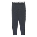 NIKE Womens Joggers Black M W26 L24 Slim Tapered Nike Pro Leggings Activewear