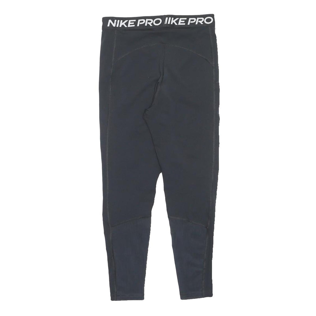 NIKE Womens Joggers Black M W26 L24 Slim Tapered Nike Pro Leggings Activewear