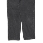LEE Mens Regular Black Cotton Blend Denim Jeans W36 L26 Classic Zip Pockets