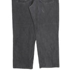 LEE Mens Regular Black Cotton Blend Denim Jeans W36 L26 Classic Zip Pockets