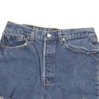 LEVI'S Womens Denim Blue Cut-Off Shorts M W29 Casual Summer Style