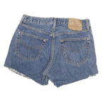 LEVI'S Womens Denim Blue Cut-Off Shorts M W29 Casual Summer Style