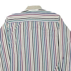 DUCK HEAD Mens Striped Shirt M Button-Down Collar Cotton Blend Classic Fit