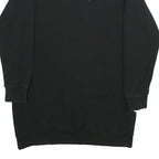 DISNEY Womens Black Mickey Donald Pluto Crew Neck L Cartoon Characters