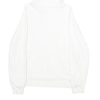 LEVI'S Mens White Hoodie S Cotton Blend Pullover Drawstring Hooded Sweatshirt