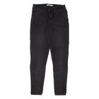 LEVI'S 710 Womens Jeans Black Slim Skinny Denim W28 L30