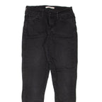 LEVI'S 710 Womens Jeans Black Slim Skinny Denim W28 L30