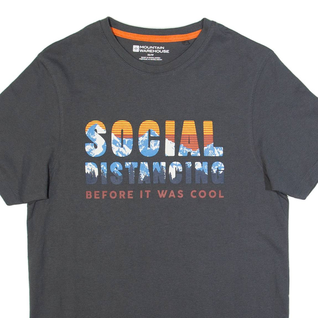 MOUNTAIN WAREHOUSE Mens T-Shirt Grey XS