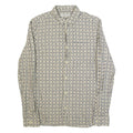 ALL SAINTS Mens Shirt Beige Spotted Long Sleeve S