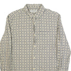 ALL SAINTS Mens Shirt Beige Spotted Long Sleeve S