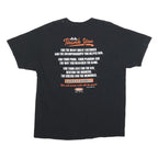 GILDAN Mens Black Thank You Bruce Bochy Graphic T-Shirt XL Crew Neck Short