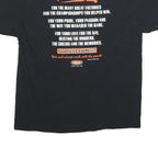 GILDAN Mens Black Thank You Bruce Bochy Graphic T-Shirt XL Crew Neck Short