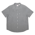 LEVI'S Mens Grey Cotton Short Sleeve Shirt XL Casual Relaxed Fit
