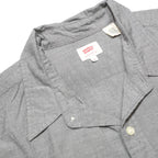 LEVI'S Mens Grey Cotton Short Sleeve Shirt XL Casual Relaxed Fit