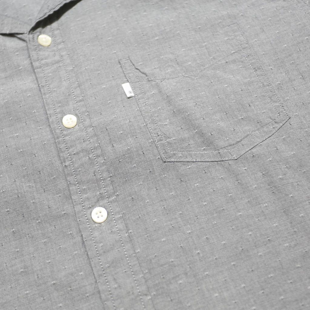 LEVI'S Mens Grey Cotton Short Sleeve Shirt XL Casual Relaxed Fit