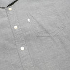 LEVI'S Mens Grey Cotton Short Sleeve Shirt XL Casual Relaxed Fit