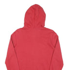 Mens Red Hoodie S Cotton Pullover with SF Logo Print
