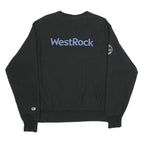 CHAMPION REVERSE WEAVE Mens Black WestRock Crew Neck M Cotton Blend Sweatshirt