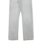 LEVI'S Mens Slim Light Grey Denim Slim Straight Zip W29 L28 Casual Jeans