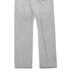 LEVI'S Mens Slim Light Grey Denim Slim Straight Zip W29 L28 Casual Jeans