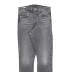 LEVI'S 501S Womens Jeans Grey Regular Skinny Denim Light W28 L28 Classic Fit