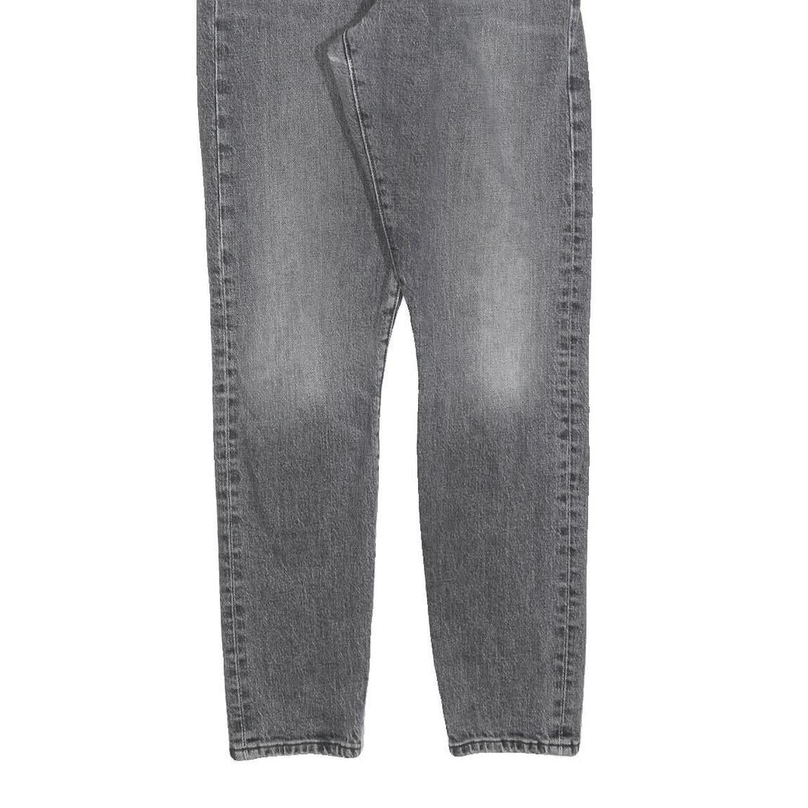 LEVI'S 501S Womens Jeans Grey Regular Skinny Denim Light W28 L28 Classic Fit