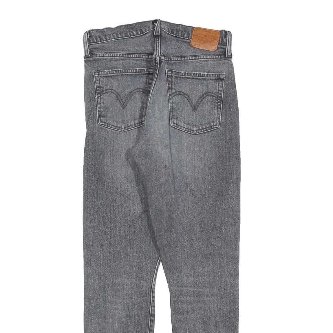 LEVI'S 501S Womens Jeans Grey Regular Skinny Denim Light W28 L28 Classic Fit