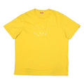 PUMA Mens Yellow Cotton Blend XL T-Shirt Short Sleeve Crew Neck Logo Print