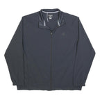 CHAMPION Mens Black Zip Jacket XL Polyester Blend Plain Lightweight Sportswear