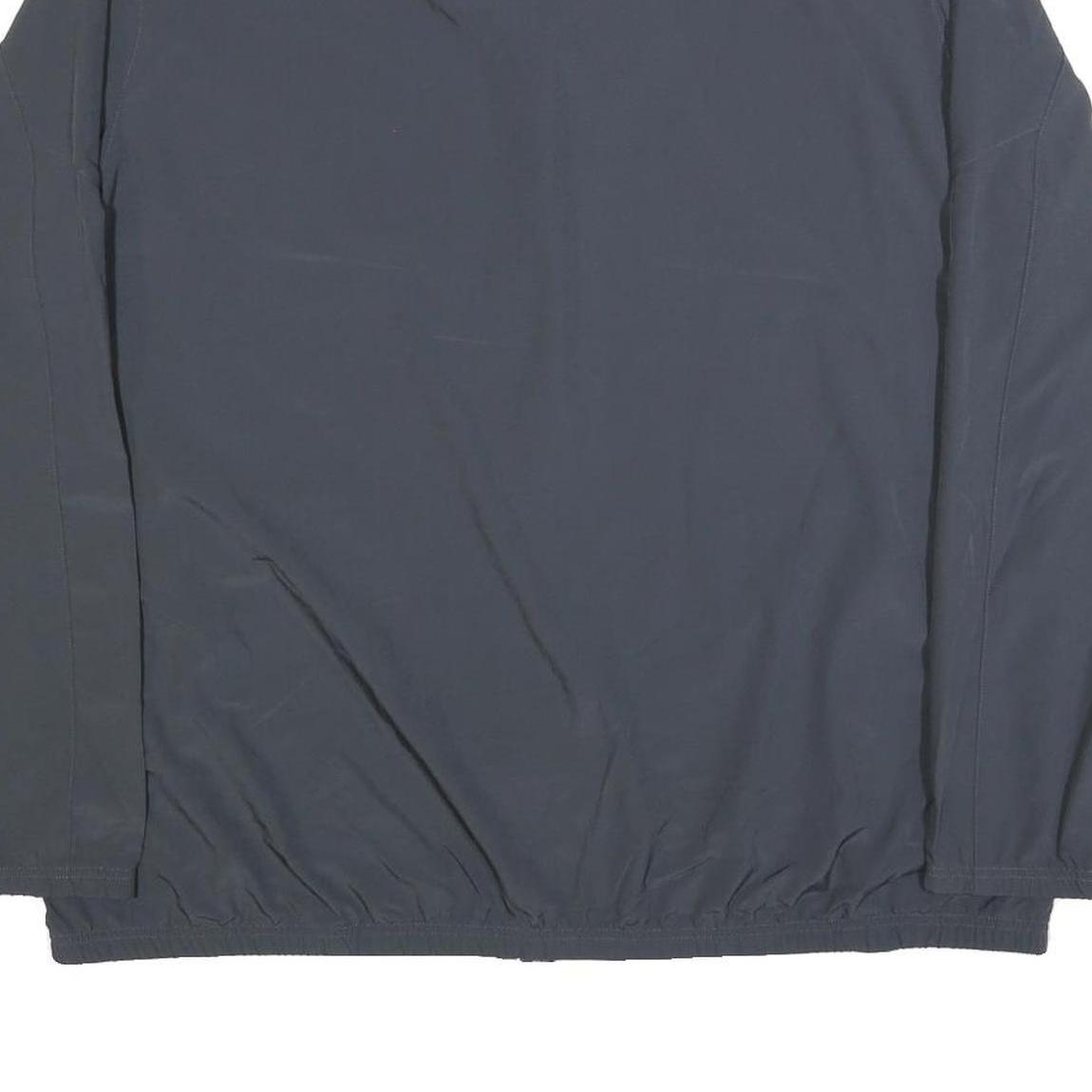 CHAMPION Mens Black Zip Jacket XL Polyester Blend Plain Lightweight Sportswear