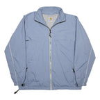 CARHARTT Mens Blue Jacket L Woven Plain Lightweight Zip Closure Casual