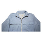 CARHARTT Mens Blue Jacket L Woven Plain Lightweight Zip Closure Casual