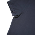 TOMMY HILFIGER Mens Navy Blue Short Sleeve Plain Polo Shirt M Cotton Blend