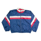 JOHN ASHFORD SPORT Mens Track Jacket Blue Nylon L