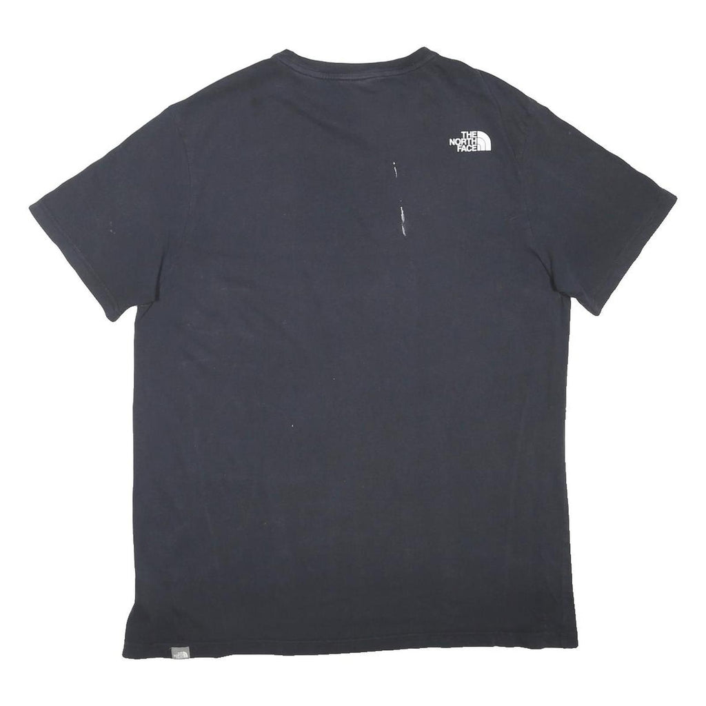 THE NORTH FACE Mens Black T-Shirt XL Short Sleeve Crew Neck Cotton Blend Casual
