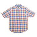 WOOLRICH Mens Shirt Blue Plaid M