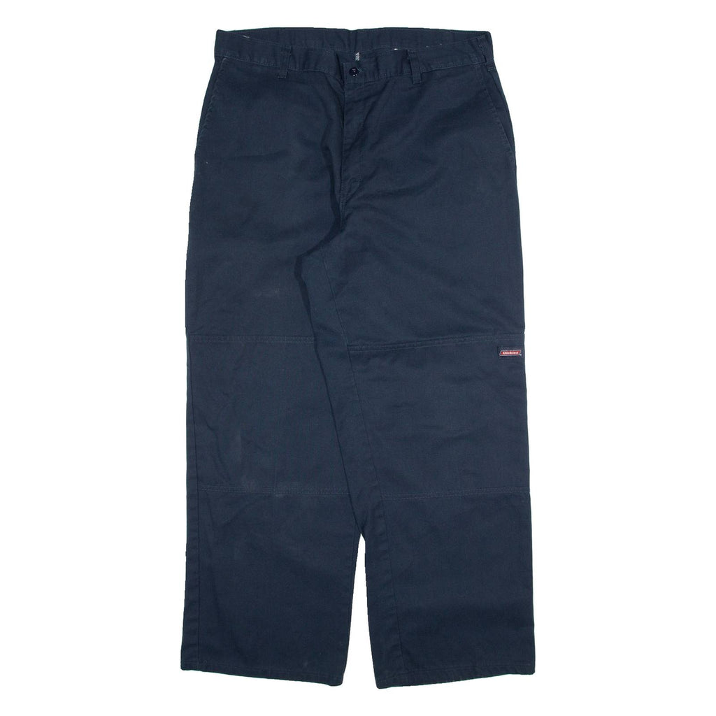 DICKIES Mens Trousers Blue Relaxed Straight W36 L30