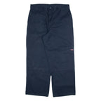 DICKIES Mens Trousers Blue Relaxed Straight W36 L30