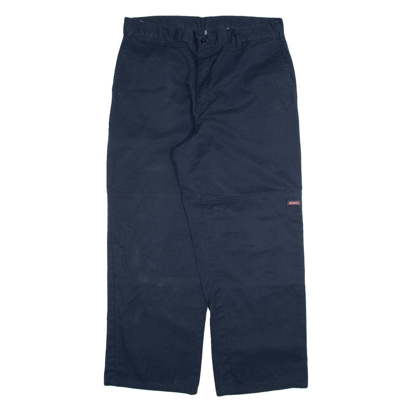 DICKIES Mens Trousers Blue Relaxed Straight W36 L30