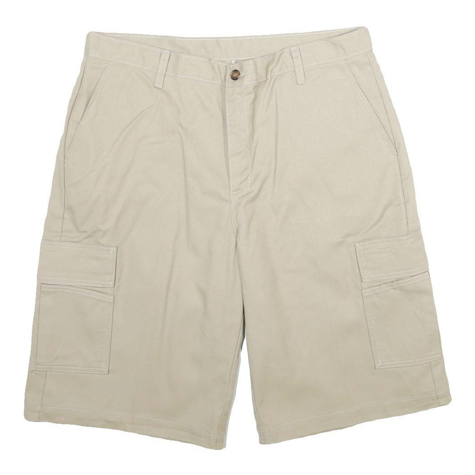 DICKIES Mens Shorts Beige Casual Cargo L W36 Workwear Pockets