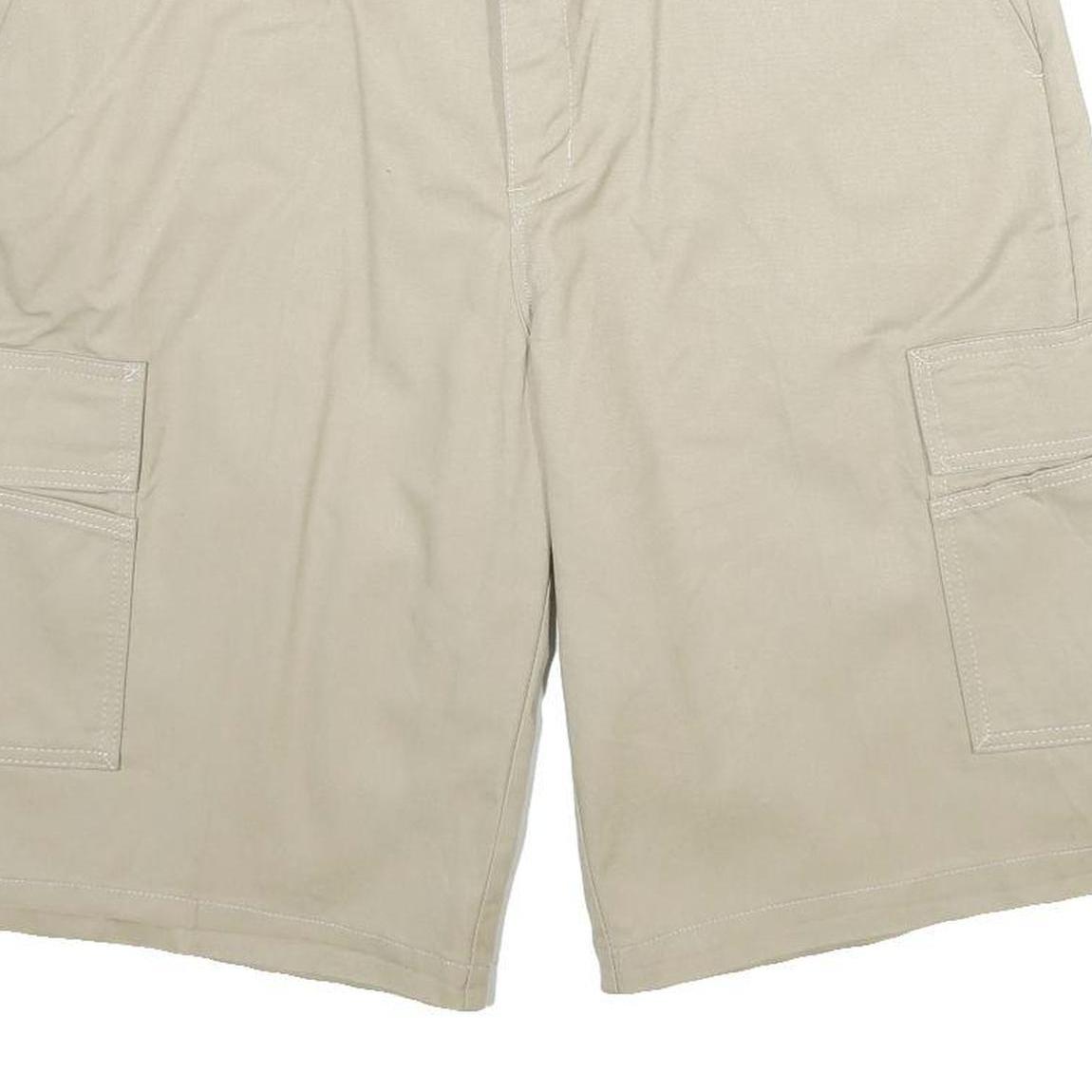 DICKIES Mens Shorts Beige Casual Cargo L W36 Workwear Pockets