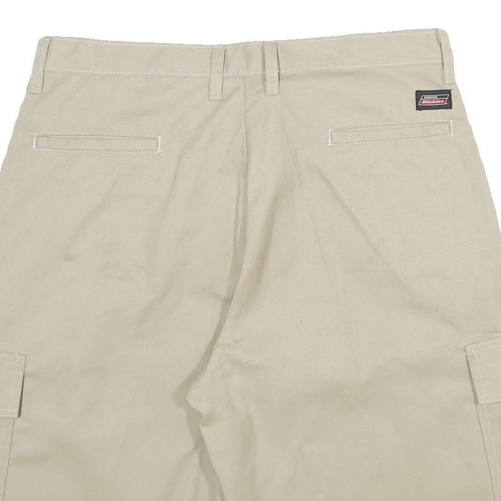 DICKIES Mens Shorts Beige Casual Cargo L W36 Workwear Pockets