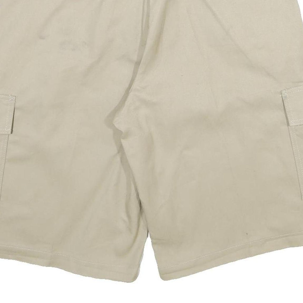 DICKIES Mens Shorts Beige Casual Cargo L W36 Workwear Pockets