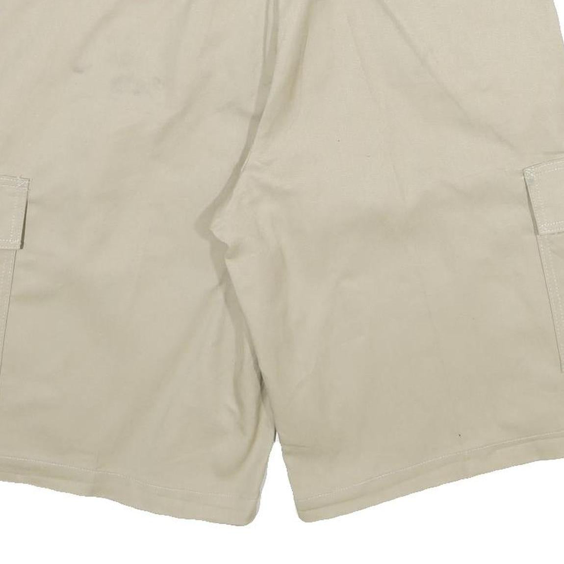 DICKIES Mens Shorts Beige Casual Cargo L W36 Workwear Pockets
