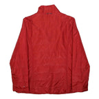 TOMMY HILFIGER Womens Red Jacket L Polyester Plain Zip Casual Lightweight