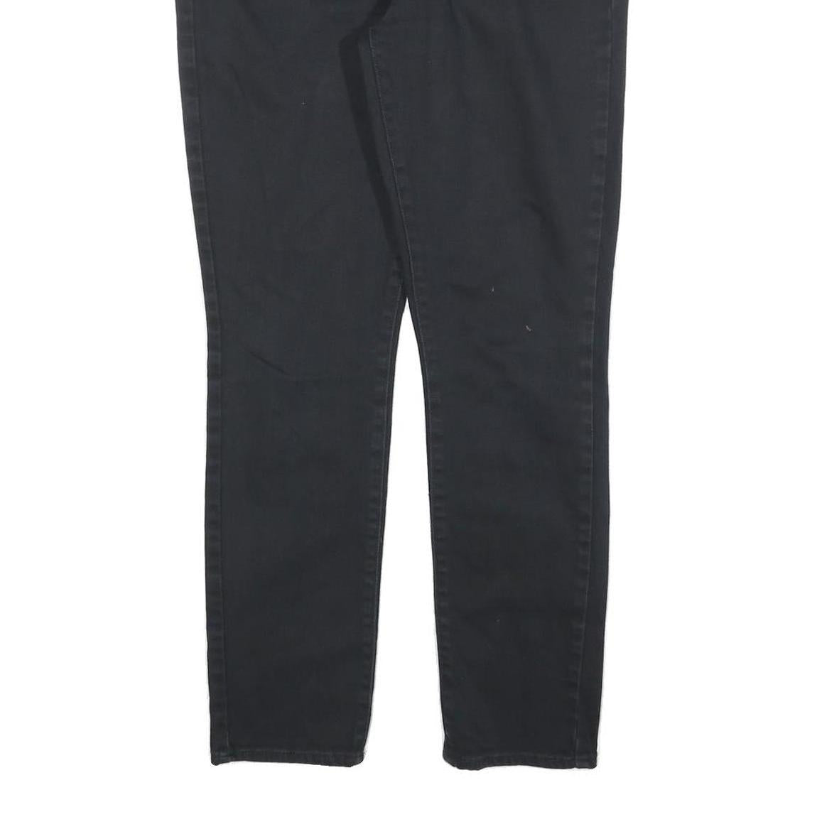 LEVI'S Womens Jeans Black Slim Skinny Denim W28 L26 Cotton Blend Zip Comfortable