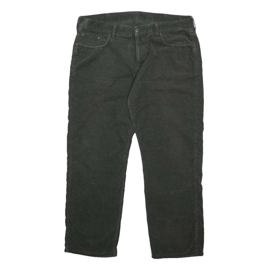 CARHARTT Mens Cotton Blend Black Regular Straight Trousers W38 L32 Workwear