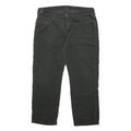 CARHARTT Mens Cotton Blend Black Regular Straight Trousers W38 L32 Workwear